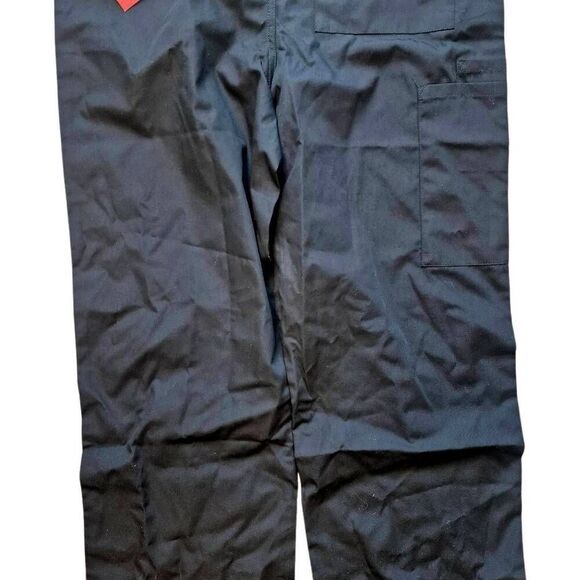 Cherokee Unisex Black Poly/Cotton Drawstring Scrub Pants Bottoms NEW NWT - Picture 7 of 13